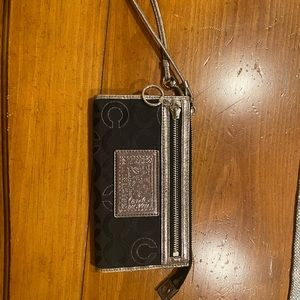 Coach wristlet, poppy collection